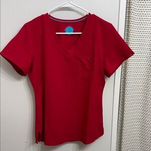 Red Women’s Scrub Top